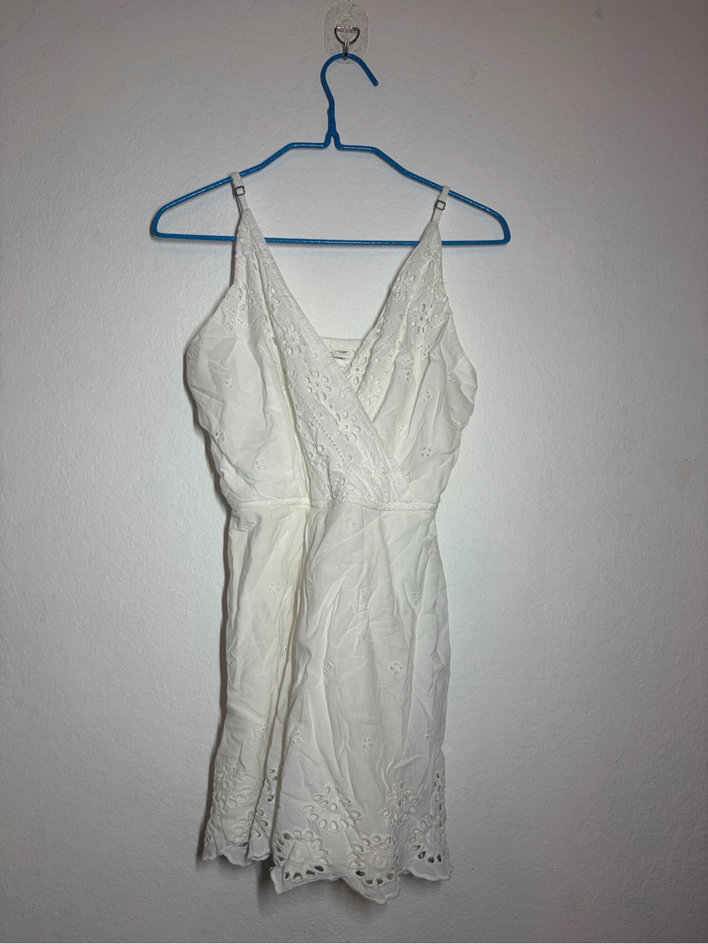 White Eyelet Lace Slip Dress - Women Intimates